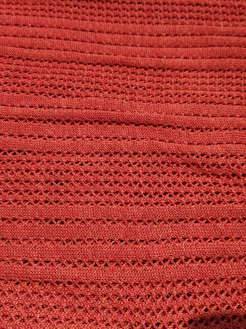 Margaux & Elle Coral Open Knit Long Cardigan Duster L Pockets - Picture 5 of 14